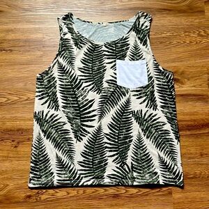 Fern Print Tank Top